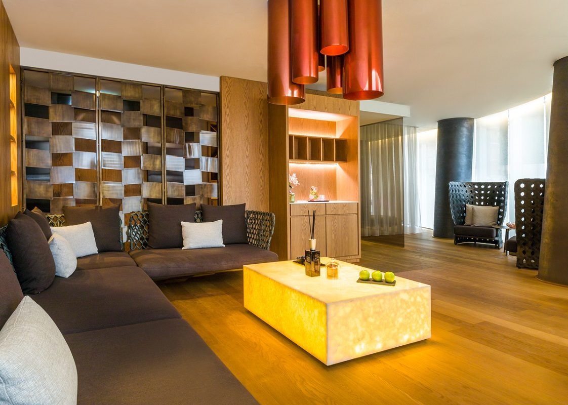 The lounge of the OBLIVION spa