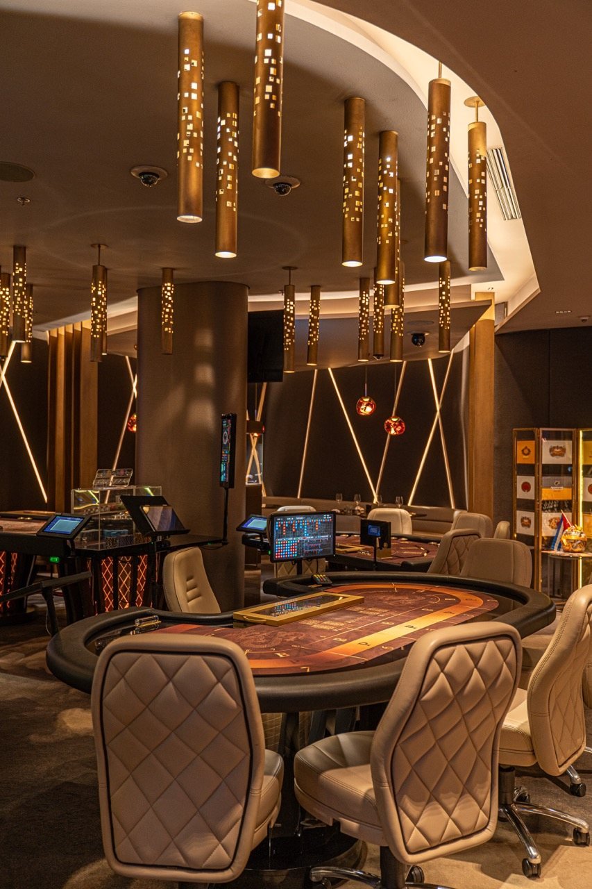 The private VIP gaming room